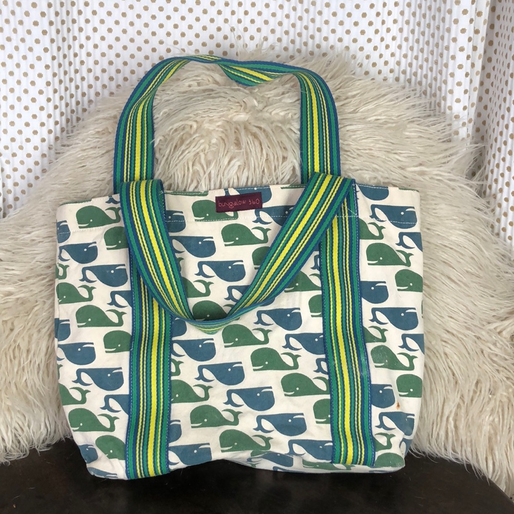 Bungalow 360 Preppy Canvas Tote